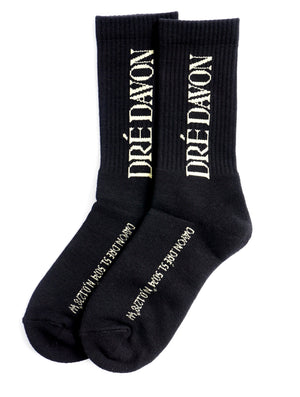 Dré Davon Signature Vertical Logo Socks