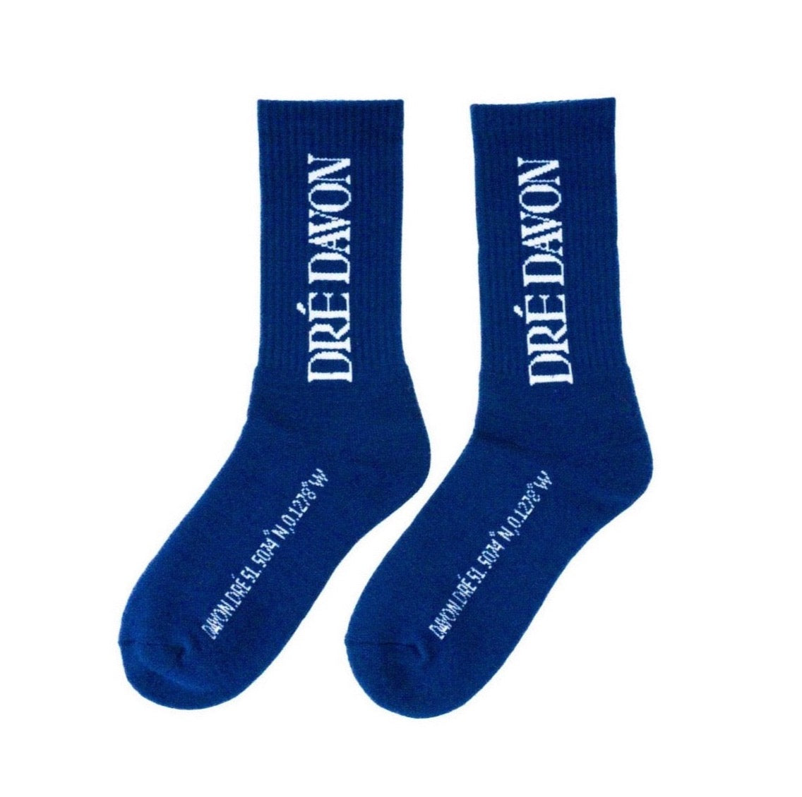 Navy Signature Logo Socks