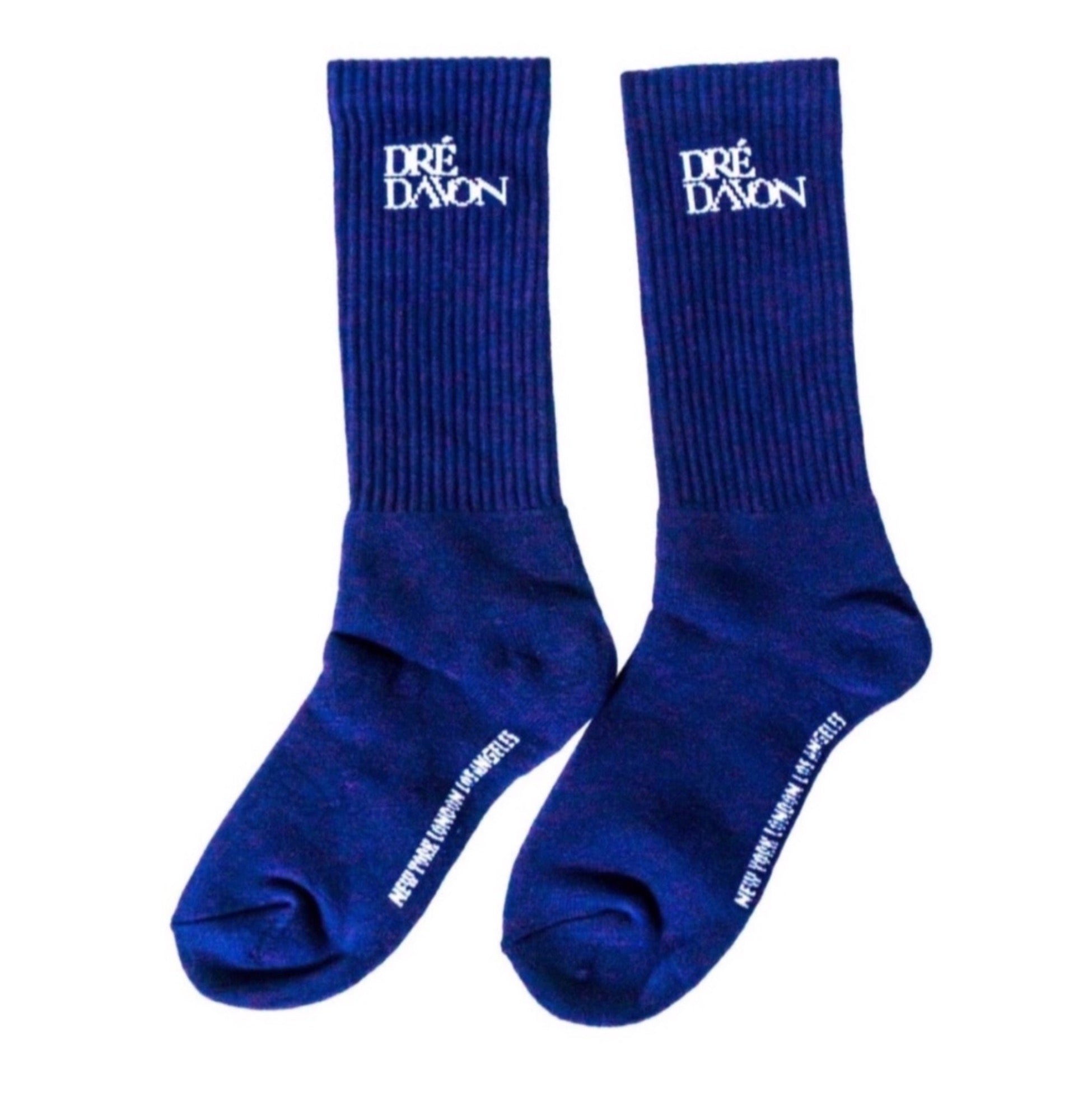 Moroccan Blue Signature Logo Socks